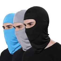 Cykelmotorcykel ansiktsmask utomhus sport huva full täcke ansiktsmask balaclava sommarsol rotektion hals rivning huvudbonad j0413