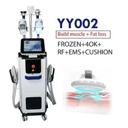 Multifunction cryolipolysis slimming machine 8 handles Electric Muscle Stimulation cavitation RF equipment sculpt fat removal machine