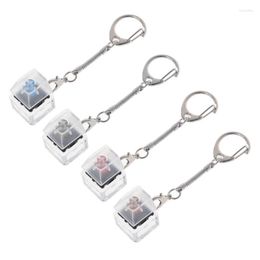 Keychains Gateron MX Switch Mechanical Keychain For Keyboard Switches Kit Without LED Light Toys Stress Relief Gifts