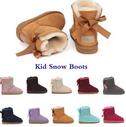 2024 New Boots Kids Australia Snow Boot Designer Children UGGsity Shoes Winter Classic Ultra Mini Botton Baby Boys Girls Ankle Booties Kid Fur Suede GJ364
