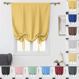 Curtain For Bathroom Kitchen Adjustable Balloon Roman Curtains Heavy Insulated Winter Living Room