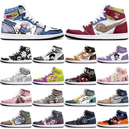 DIY classics Customised shoes sports basketball shoes 1s men women antiskid anime cool Customised figure sneakers 0001QT2R