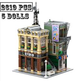 Diecast Model In Stock Radio Station City StreetView Modular Building Blocks Bricks Toy Birthday Christmas Kid Gift Compatible 10278 231110