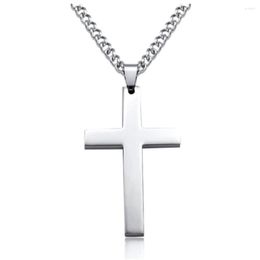 Pendant Necklaces Logo Ins Han Edition Men's And Women's Fashion Simple Cross Cool Personality Couple Necklace