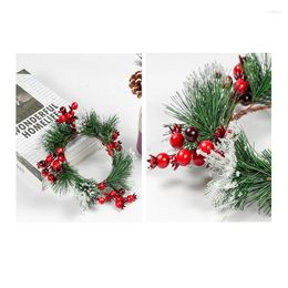 Decorative Flowers Flower Bow Ball Christmas Wreath Navidad Party Wedding Door Window Wall Fireplace Staircase Balcony Garden Gift