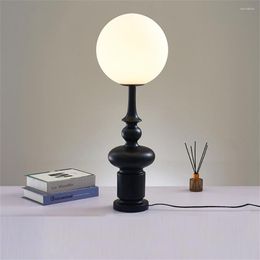 Table Lamps Vintage LOFT Desk Light Italian Retro Roman Glass LED Lamp Living Room Bedroom Dining Lighting Indoor Decor