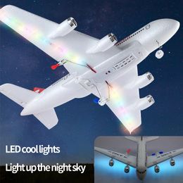 Aircraft Modle Airbus A380 RC Airplane Drone Toy Remote Control Plane 24G Fixed Wing Outdoor Model for Children Boy Aldult Gift y231113