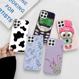 Cell Phone Cases For Samsung Galaxy A22 4G A 22 5G Case Flower Phone Coque For Samsung GalaxyA22 Shockproof Dinosaur Owl Silicone Fundas Bumper