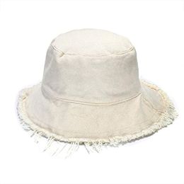 bucket hats for women Sun Hats for Women Summer Casual Wide Brim Cotton Bucket Hat Beach Vacation Travel Accessories buckets hat with strings