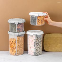 Storage Bottles Round Airtight Food Containers For Kitchen Organisation Canisters With Lids