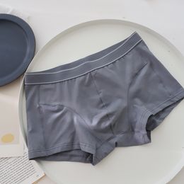 Underpants Fashion pure cotton thigh Widened boxers Men Underwear Sexy traceless boxers seamless 3D cutting Mens Panties Underpants NS015 230413