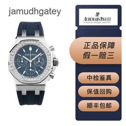 Ap Swiss Luxury Watch New Royal Oak 26231 Automatic Machinery 37mm Diameter New Blue Faced Precision Steel Case Original Diamond Set T1a9