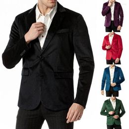 Men's Suits Men Casual Formal Work Blazer Jacket Business Button Slim Fit Suit Coat Tops Blazers Long Sleeve
