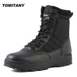 Boots Tactical Military Men Special Force Desert Combat Army Outdoor Hiking Ankle Shoes Work Safty 231113