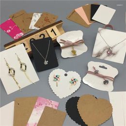 Jewellery Pouches 100pcs Multi-style Jewellery Cards Necklace Accessories Display Card Fashion Earring Packaging Vintage Classic