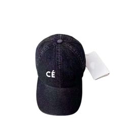 celiene Hat Top Quality Beanie Designer Luxury CEL Cap Celns Baseball Cap Beanie Hat Women's Fashion Washable Denim Duck Tongue Hat Men's Sports Embroidery Sunvisor