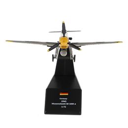 Mimarlık Ev 1 72 Ölçek B09 ME109 Fighter Uçak Modeli Diecast Düzlemi Çoğaltma Mini Dekoratif Oyuncak 231113