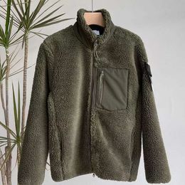 Designer Men Jack Vintage Lamb Wool Jack Stones Island Women Chest Stoney pocket Workwear Coat Couples put together Padded Jack Warm jacketGIRC