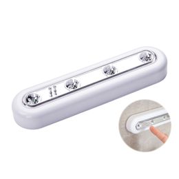 Diodo LED branco Touch Battery Batter Stick na parede sob o armário do armário leve lâmpadas ativas componentes