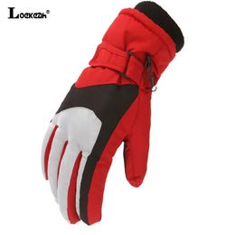 Children's Finger Gloves 8~13 Years Kids Fleece Cycling Snowboard Gloves Boys Girls Childrens Waterproof Skiing Gloves Outdoor Winter Warm Snow Gloves 231110