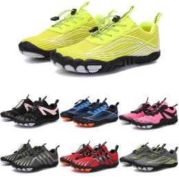 2021 Four Seasons Five Fingers Sports shoes Mountaineering Net Extreme Simple Running, Cycling, Hiking, green pink black Rock Climbing 35-45 ninety two