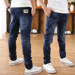 Jeans Kids Boys Fashion Clothes Casual Long Jeans Classic Pants Denim Clothing Children Baby Trousers 5-12Y 230413