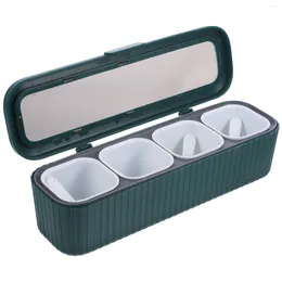 Dinnerware Sets Seasoning Box Container Divided Spice Sugar Bowl Household Pp Kitchen Accessories