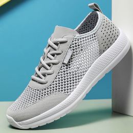 Safety Shoes Breathable Men Casual Sneakers Non-slip Male Tennis Shoes Summer Outdoor Men's Sneakers Walking Casual Shoes 231113