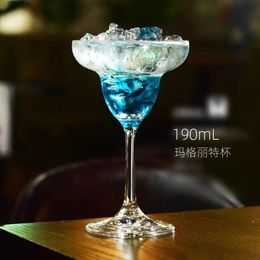 Tumblers 100300ml 6 Styles Cocktail Glass Cup Wide Mouth Champagne Dish Goblet Martini Wine Bar Household Drink 230413