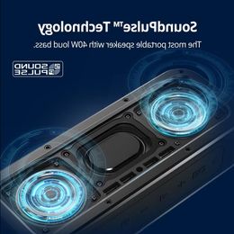 FreeShipping Bluetooth Speaker 40W Portable Speaker IPX7 Waterproof 15H Playtime with Subwoofer NFC TWS Voice Assistant Uwkqb