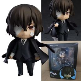 Other Toys 10cm Bungo Stray Dogs Dazai Osamu 1748 Anime Action Figure Doll Collection Christmas Gift 231113