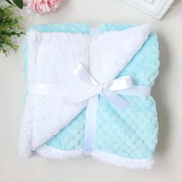 Blankets Baby Cosy Born Swaddle Stroller Bedding Wrap Coral Fleece Infantil Boys Girls Receiving Blanket Children Quilts