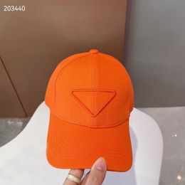 Шариковые шапки дизайнерские шляпы для мужчин женские бейсболки апельсин каскет роскошные дизайнеры шапки вышива