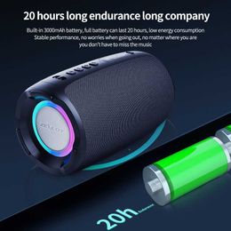 Portable Speakers S61 Portable Bluetooth Speaker Double Diaphragm Wireless Subwoofer Waterproof Outdoor Sound Box Stereo Music Surround