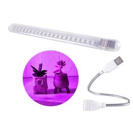 Grow Lights 10W DC 5V USB LED Plant Growth Light Portable Rotating Flexible Full Spectrum Indoor Plant Growth Light LED Plant Light P230413