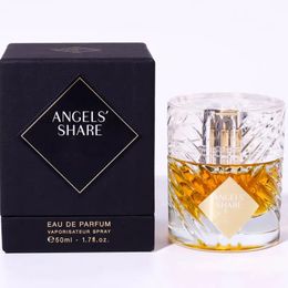 50 ML Top Unisex Perfum Kilian ANGELS SHARE ROSES ON ICE BLUE MOON Spray Cologne Natural Long Lasting Pleasant Fragrances EDP Women Men Charming Scent for Gift