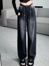 Women's Jeans 2023 Fashion Sexy Ladies Casual Loose Hip -hop Pants Harajuku Kpop Girl Autumn Gothic