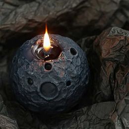 Candles Black Candle Lunar Scented Candles Creative Bedroom Home Decoration Candles Home Gifts Souvenir Spherical Moon Candles For Home R231113