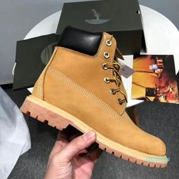 2023 Leather Christmas sneakers High Cut Warm Snow Trainer With box size 36-45