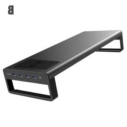 Freeshipping New Thermal Charger PC Desktop Laptop Smart Base Aluminum Computer Laptop Base to Increase the Height of Computer or PC Mo Fibc
