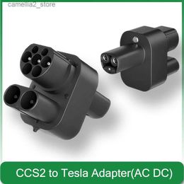 Electric Vehicle Accessories Combo 2 CCS2 to Tesla DC AC ev charger Adapter Electric vehicle car 200A evse connector accessories Q231113