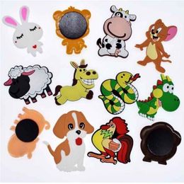 Magnet Vegetables Letters Rabbit Dragon Snake Horse Ram Monkey Cock Dog Pig Fridge Magnet Stickers Twelve Animals PVC Juwet