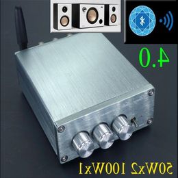 Freeshipping PA3116 21 Bluetooth 40 Stereo Digital Power Amplifier 50W*2 100W BASS Ggjcs