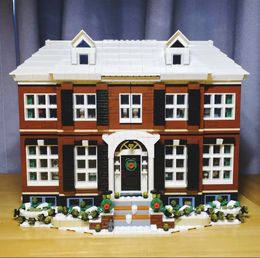 Diecast Model 2023 3955pcs 21330 Home Alone House Set figures Building Blocks Bricks Educational Toys For Boy Kids Christmas Gifts 231110