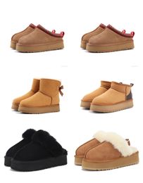 stivali australia Caviglia soffici stivali da neve bottes mini stivali invernali da donna con plateau pantofola scarpe di lana alla caviglia pelle di pecora vera pelle stivaletti classici firmati