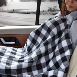 Car Seat Covers Travel Blanket Heating Throw (100x60m) Pad Heated Electric 1 Hour Arthritis Relief 12 Volt N0HF