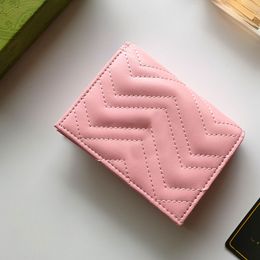 Luxury designer card holders Wallets small Coin purses holder With box Women Key Wallet handbags bags cowhide Genuine leather top quality