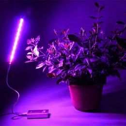 Grow Lights Growing Lamps LED Grow Light Plants Flowers Greenhouses Full Spectrum Lights 5V 3W For Hydroponics System Greenhouse Plant P230413