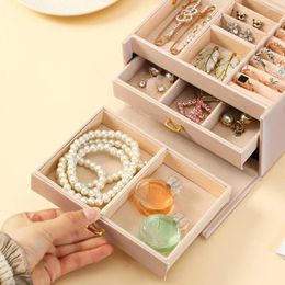 Jewellery Pouches Practical Portable Vanity Mirror Girls Women Ladies Organiser Box For Holder