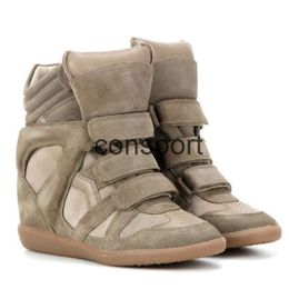 Designer Hot Sale Shoes Isabel Bekett Leather And Suede Fashion Classic Marant Genuine Leather Height Increasing Shoes
